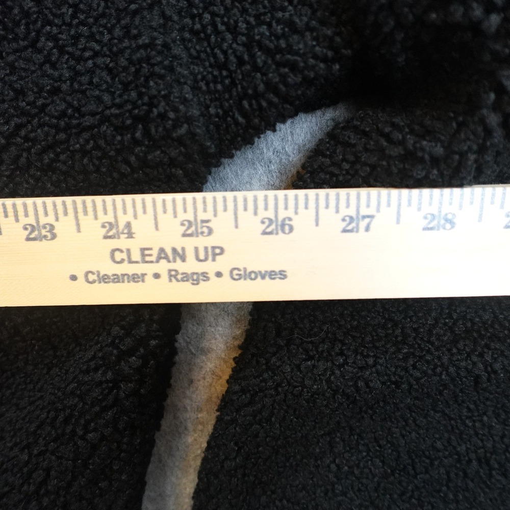 Tuckernuck Jacket Womens Medium Black Blue Sport Lawrence Sherpa Fleece Zip Up - Picture 10 of 11